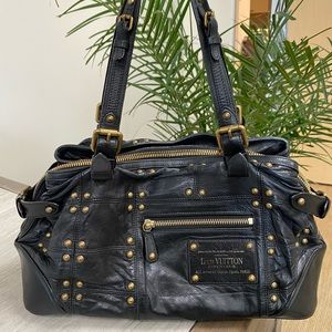 Louis Vuitton Black & Gold Shoulder Bag